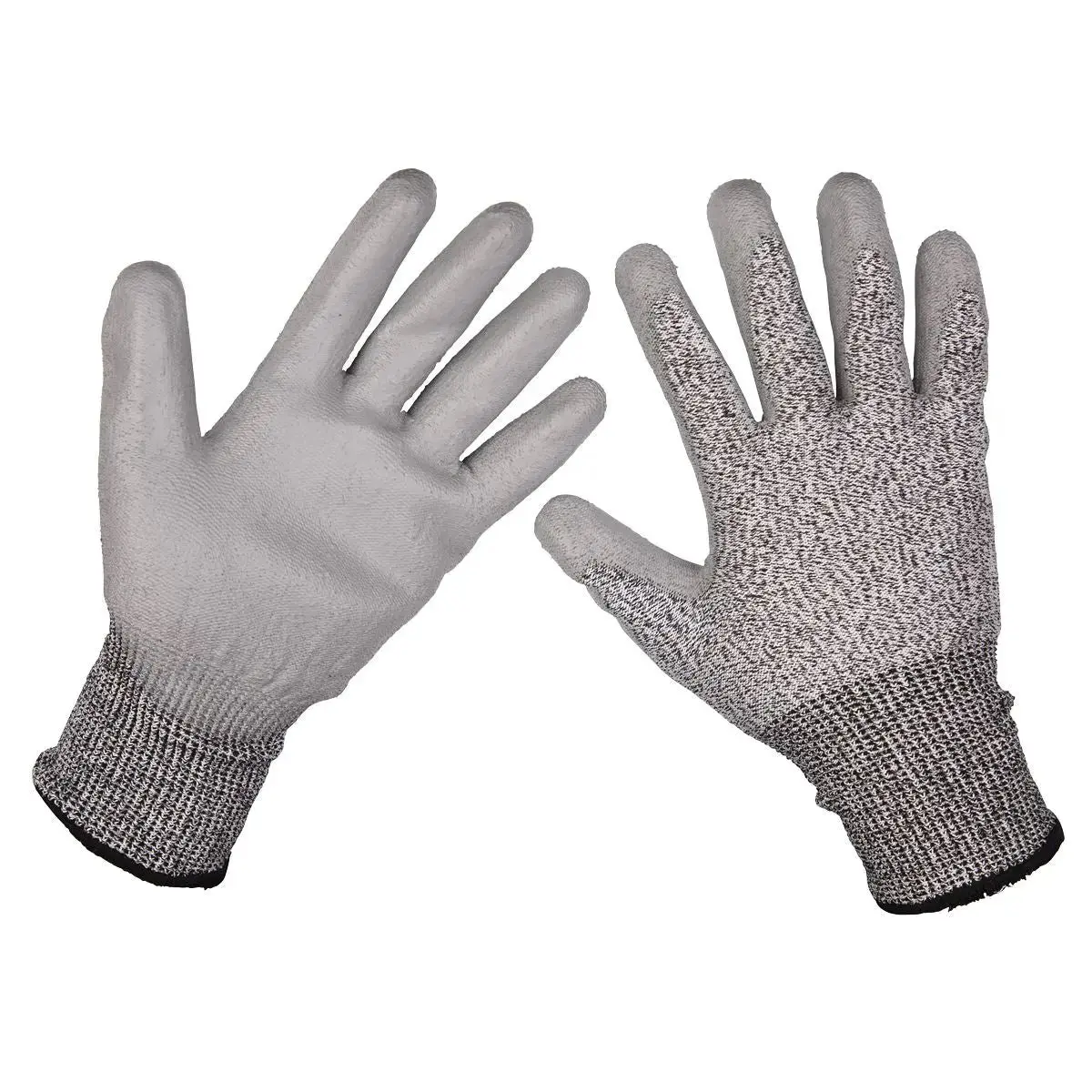 Worksafe By Sealey Anti-Cut Pu Gloves (Cut Level C - X-Large) - Pair 1