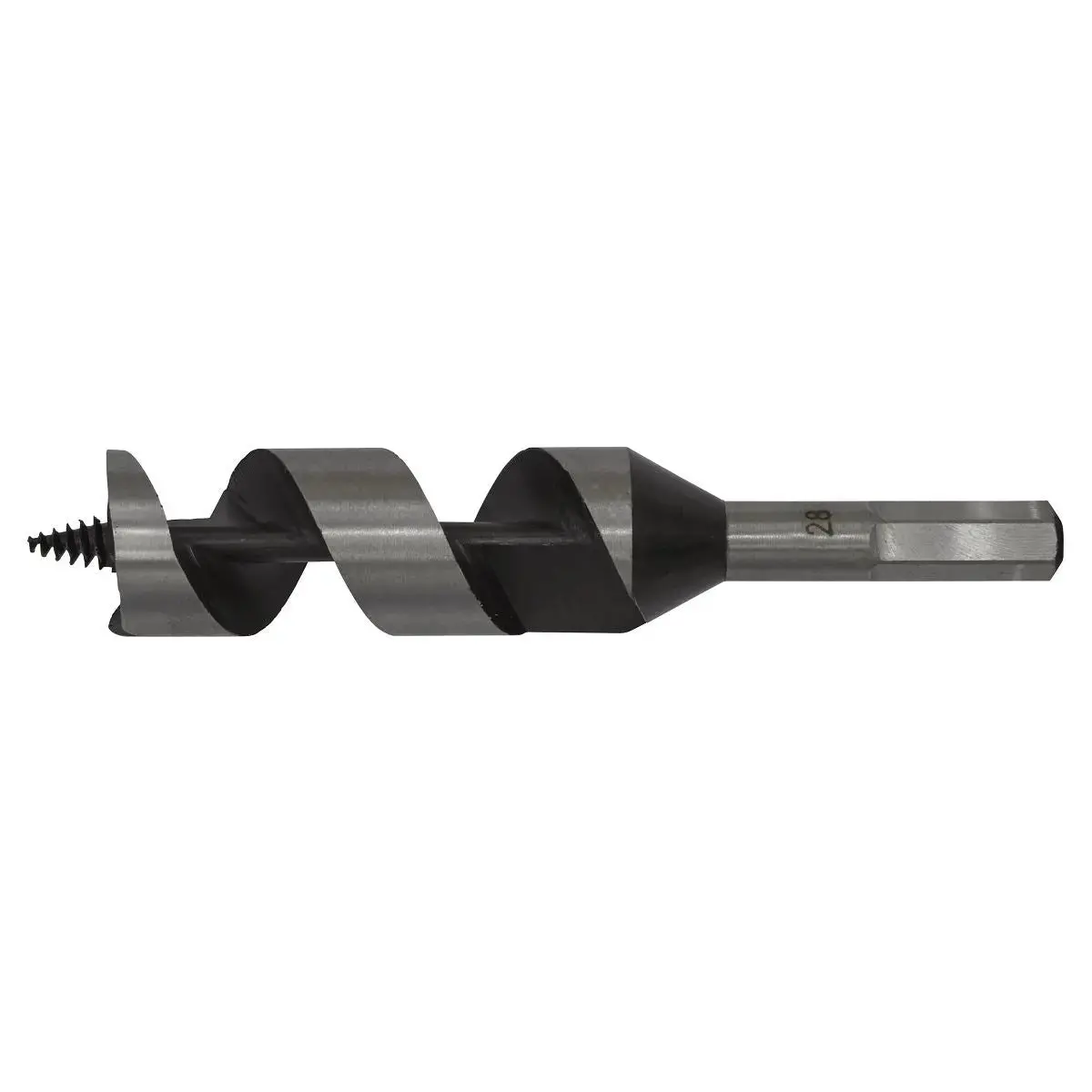 Worksafe By Sealey Auger Wood Drill Bit 28Mm X 155Mm 1