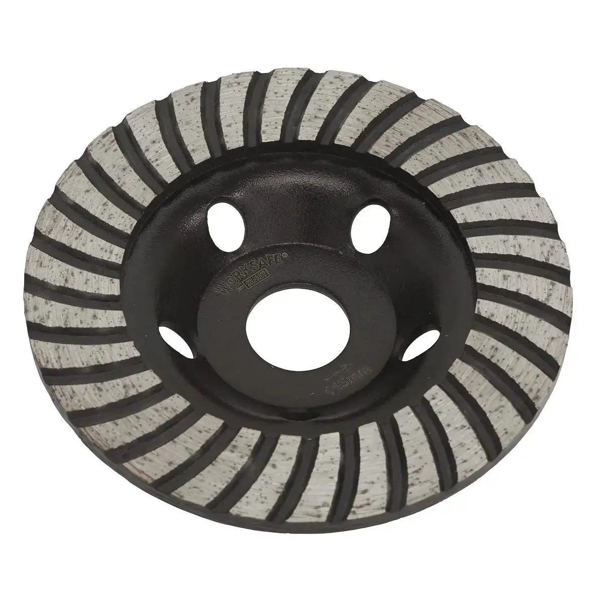 Worksafe By Sealey Concrete Grinding Head Turbo Row Ø115mm 1