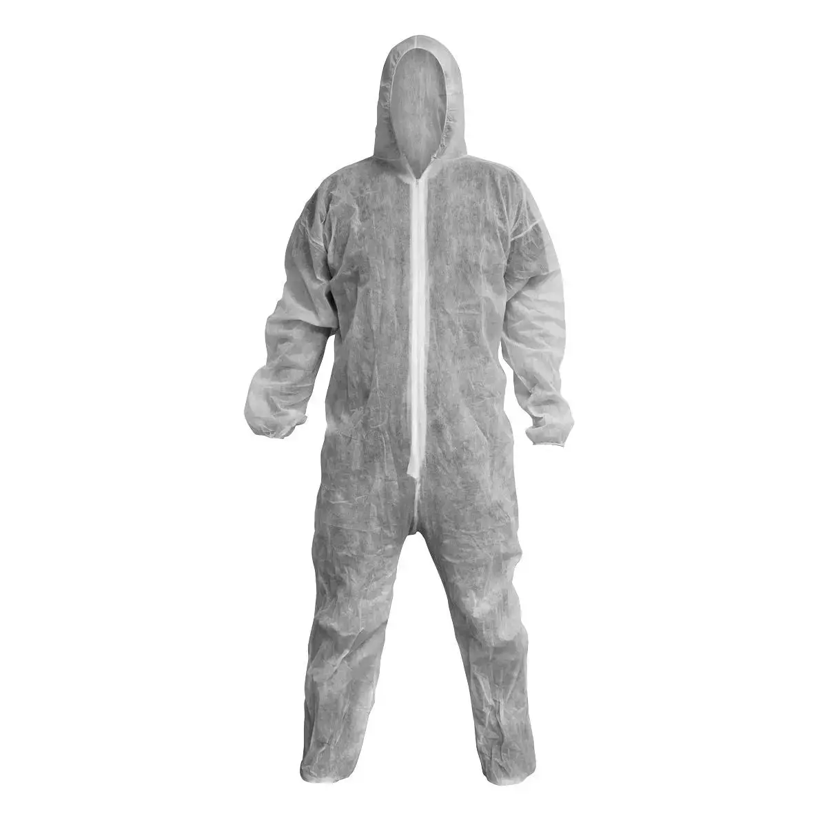 Worksafe By Sealey Disposable Coverall White - Large 1