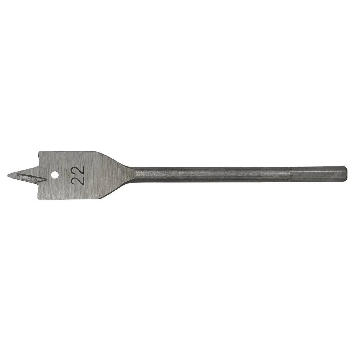 Worksafe By Sealey Flat Wood Bit Ø22mm X 152Mm 1