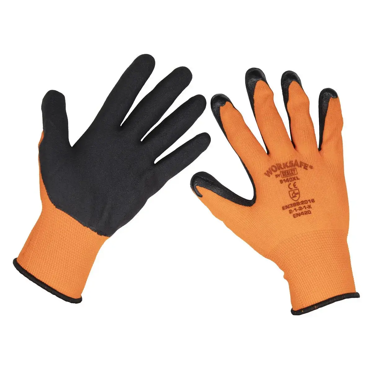 Worksafe By Sealey Foam Latex Gloves (X-Large) - Pack Of 12 Pairs 1