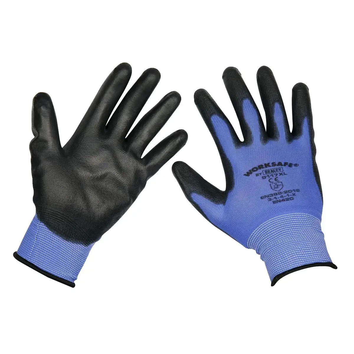 Worksafe By Sealey Lightweight Precision Grip Gloves (X-Large) - Pack Of 12 Pairs 1