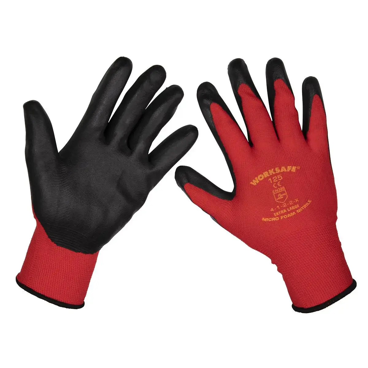 Worksafe By Sealey Nitrile Foam Gloves, X-Large - Pack Of 120 Pairs 1
