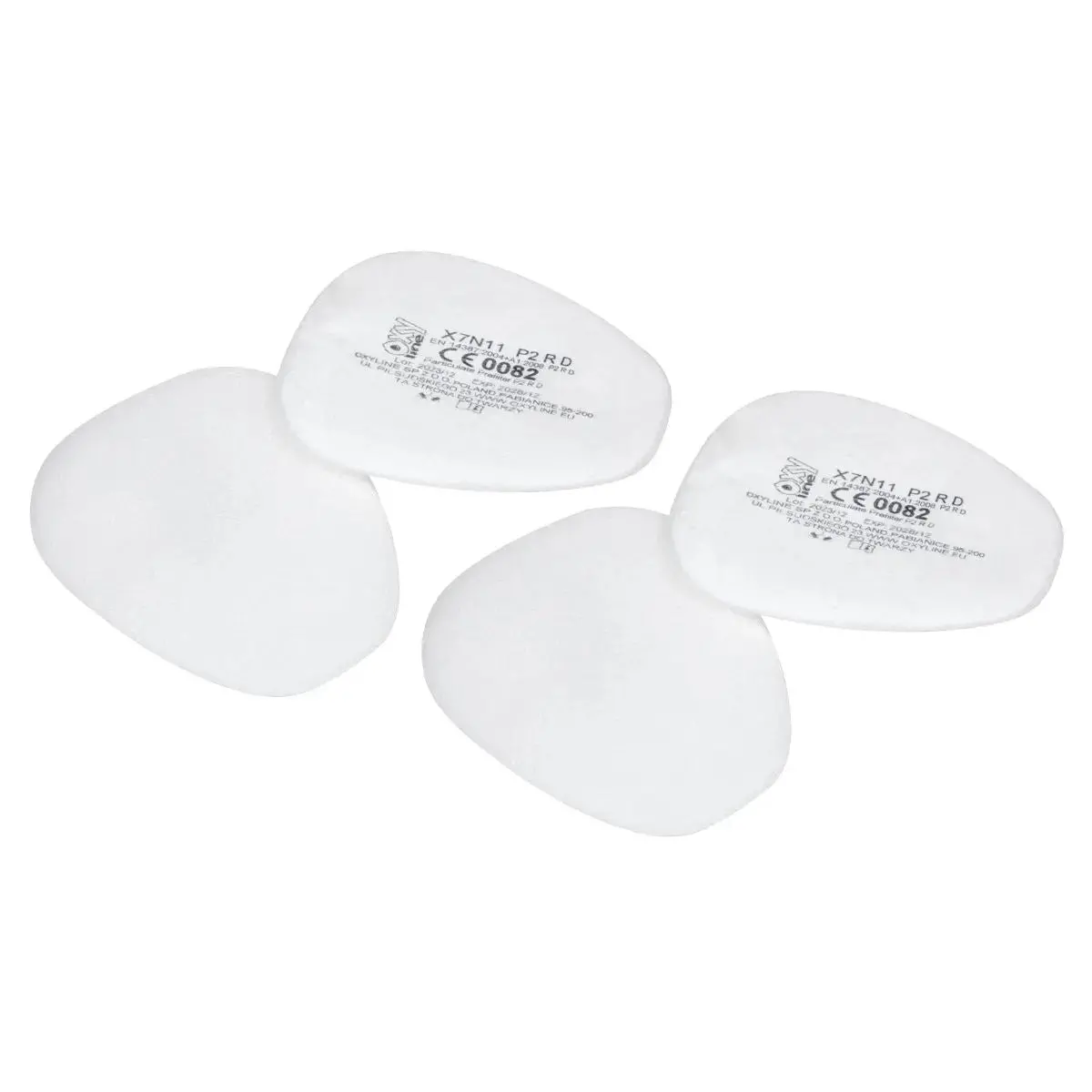 Worksafe By Sealey P2 R D Particulate Prefilter - Pack Of 4 1