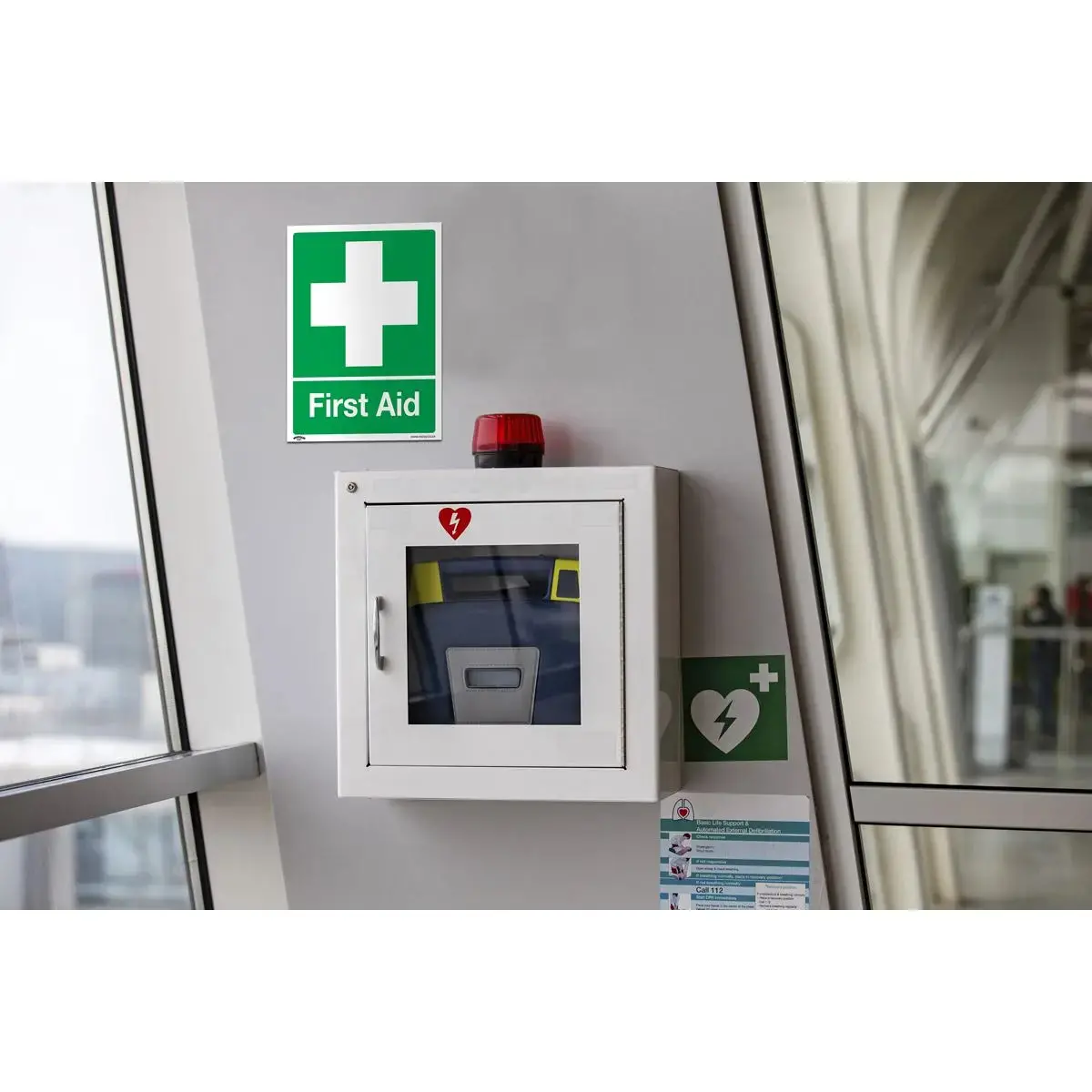 Worksafe By Sealey Safety Sign - First Aid - Self-Adhesive Vinyl 2