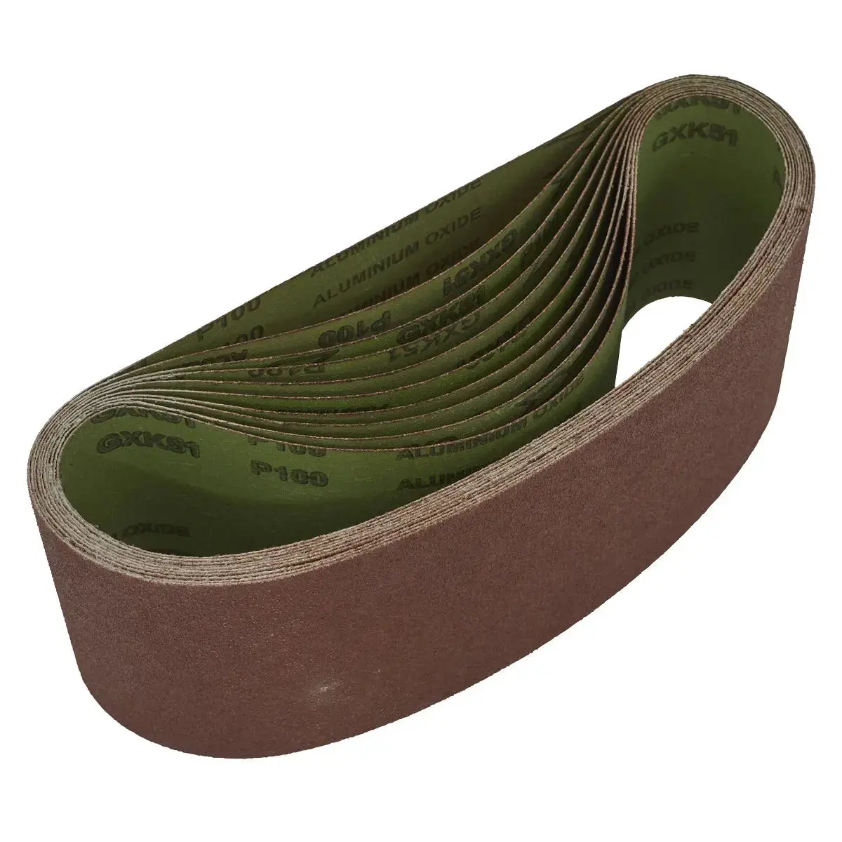Worksafe By Sealey Sanding Belt 100 X 610Mm 100Grit - Pack Of 10 1