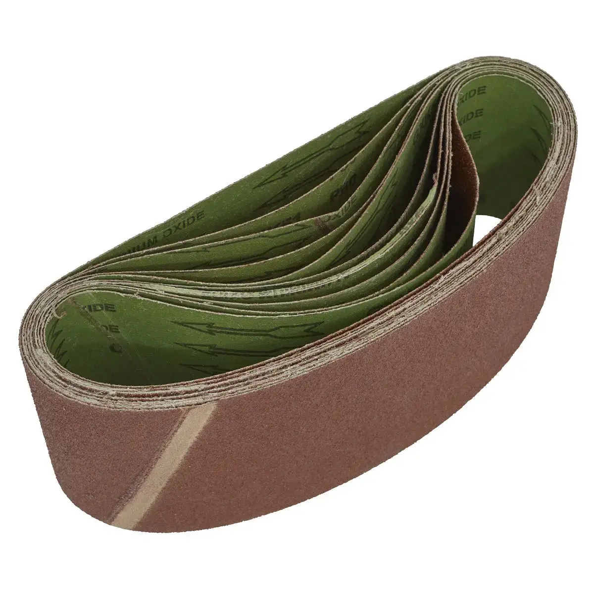 Worksafe By Sealey Sanding Belt 100 X 610Mm 80Grit - Pack Of 10 1