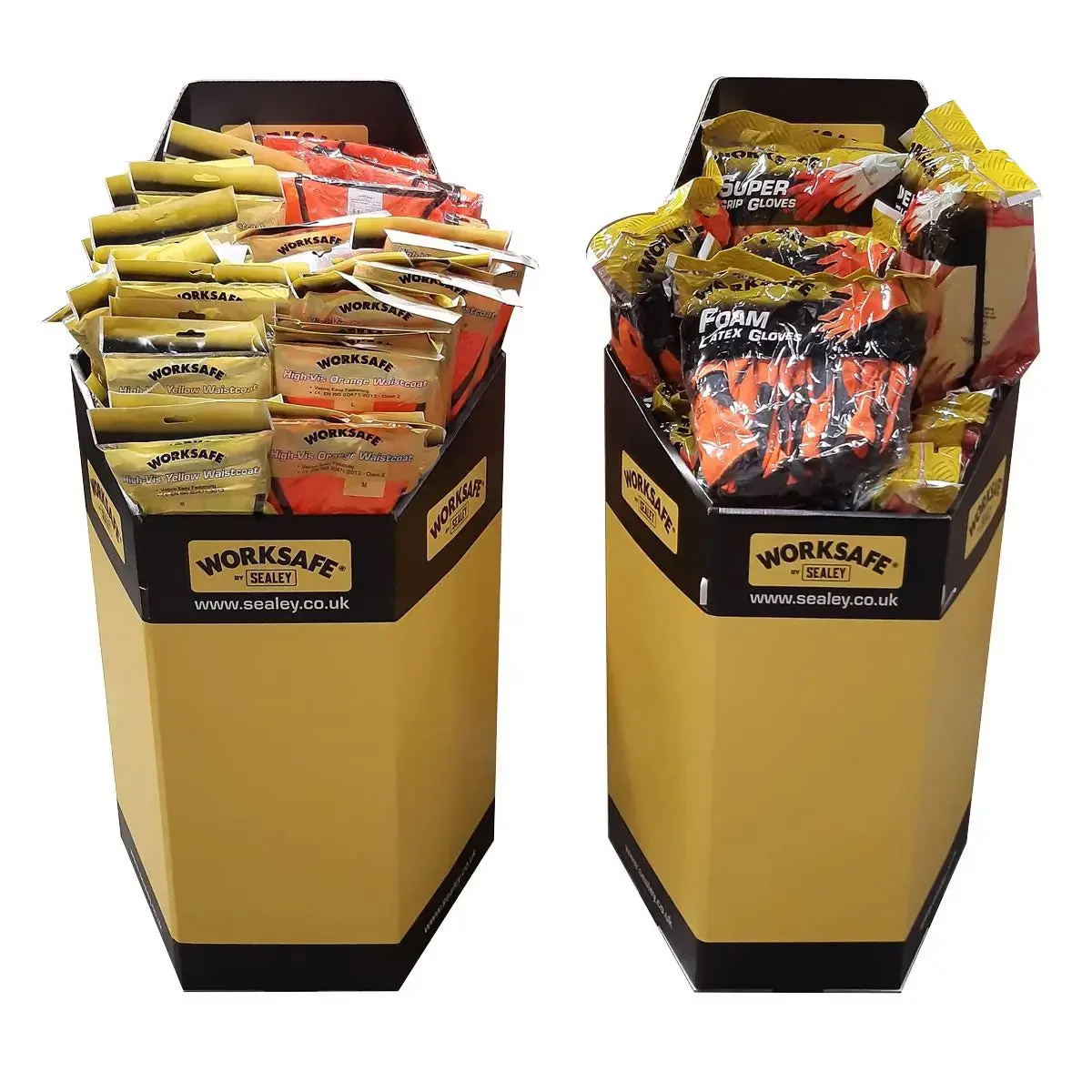 Worksafe By Sealey Worksafe Dump Bin - Hi-Vis Waistcoats 1