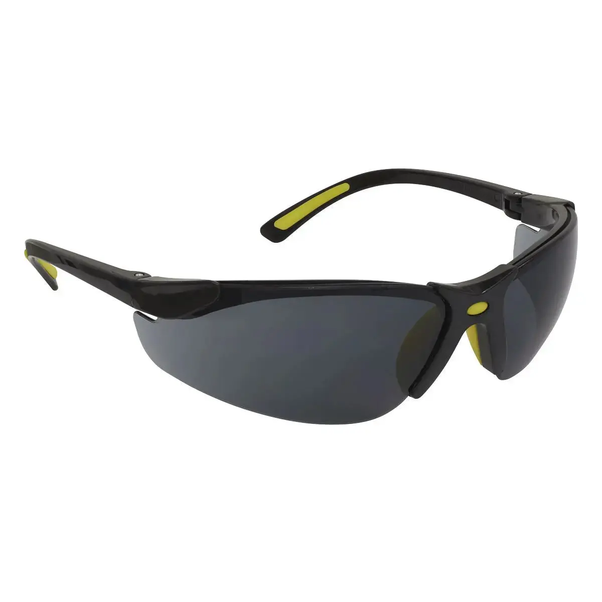 Worksafe By Sealey Zante Style Smoke Lens Safety Glasses With Flexi Arms 1
