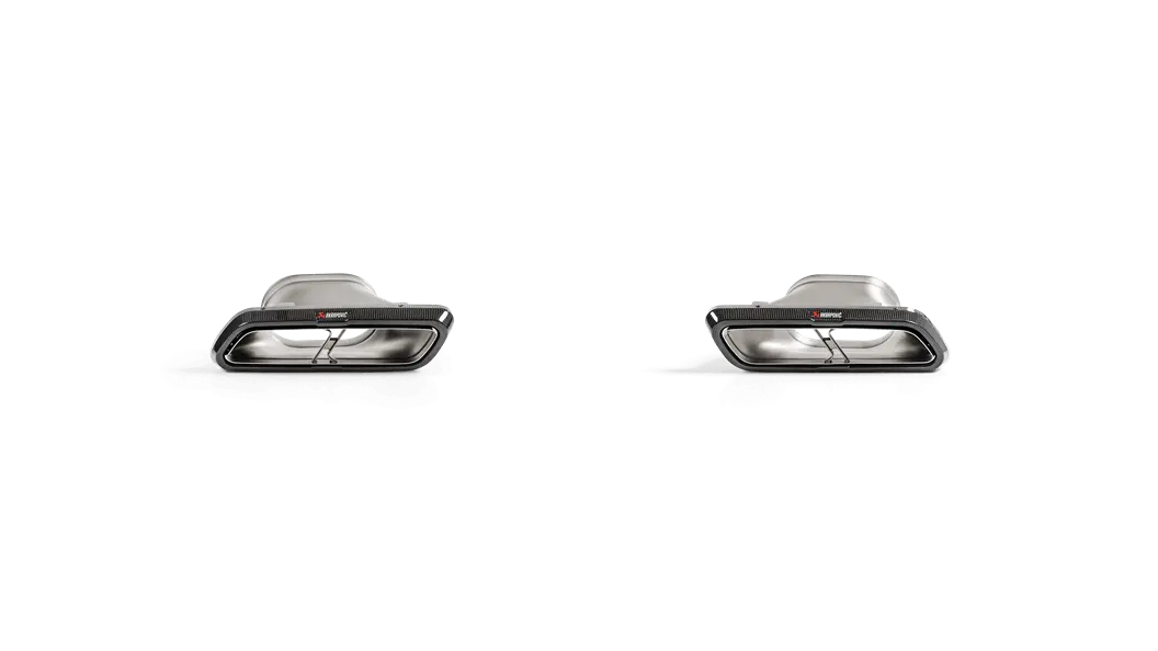 Akrapovič High-Gloss Carbon Evolution Exhaust Tailpipe Set For 2018 Mercedes-Benz E63 & E63 Estate (W213/S213) 1