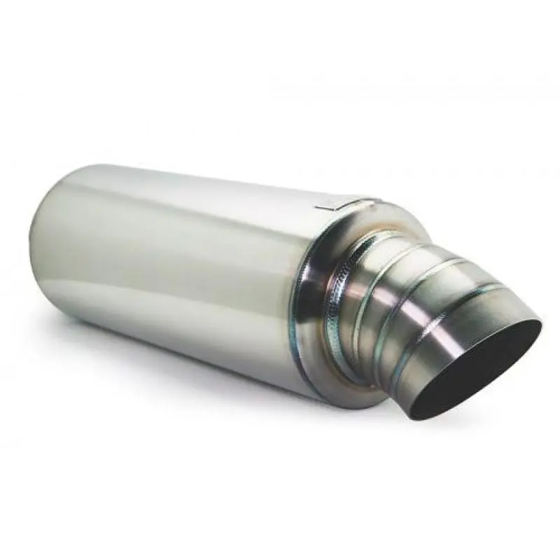 Blox Racing 3.5-Inch Street Muffler With Turndown Exhaust Tip 1
