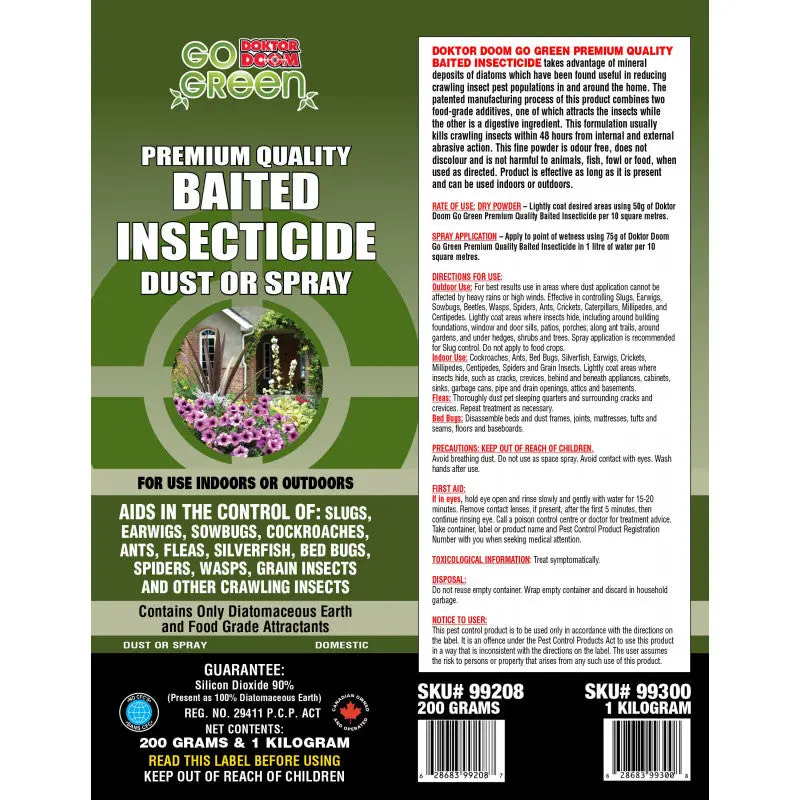 Doktor Doom Baited Insecticide Diatomaceous 1