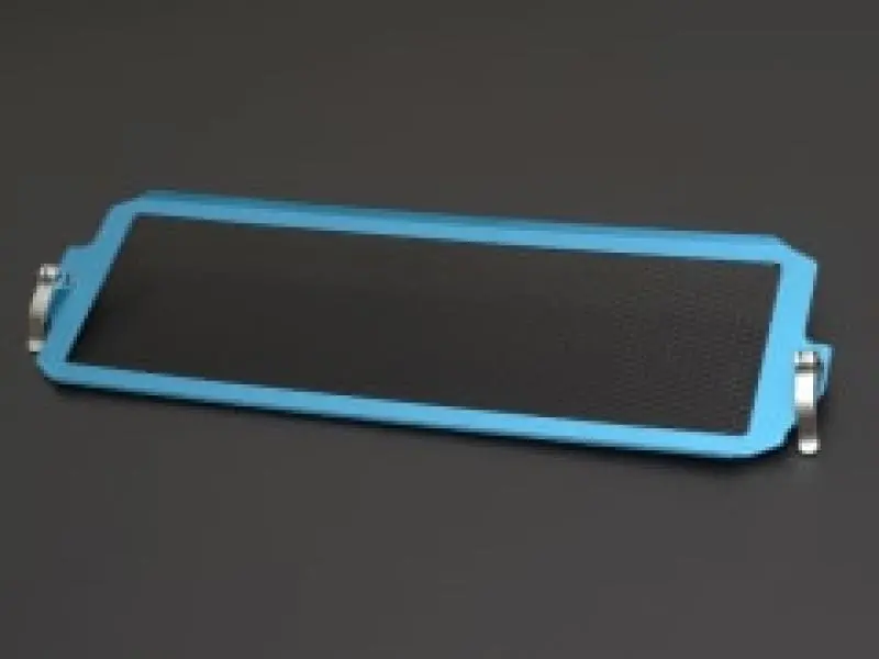 Cusco Blue Intercooler Guard With Black Mesh For 2008–2017 Subaru Impreza Turbo (Gr/Gv/Va) 1