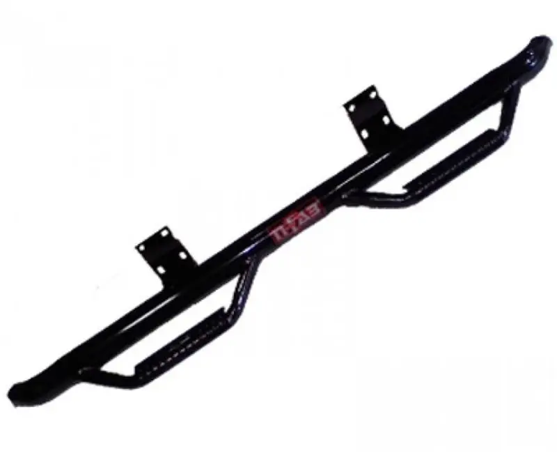 N-Fab Gloss Black Nerf Step – Cab-Length, 3" Diameter, Fits 2015–2017 Dodge Ram 1500 Crew Cab 1