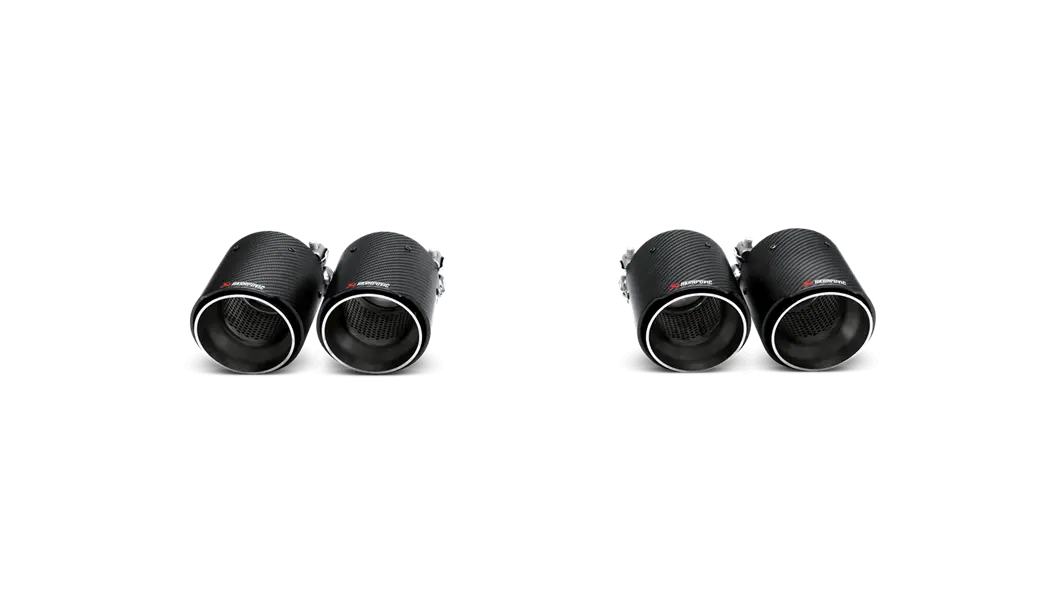 Akrapovič Carbon Fiber Rear Tailpipe Kit For 2014–2017 Bmw M3/M4 1