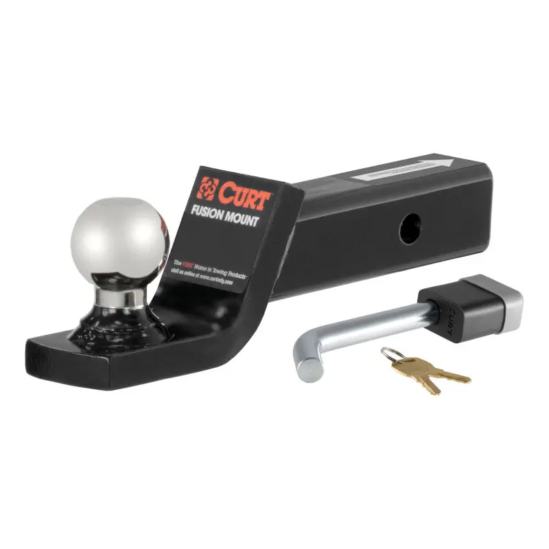 Curt Towing Starter Kit – Includes 2-Inch Ball, 2-Inch Shank, 7,500-Lb Capacity, 2-Inch Drop 1
