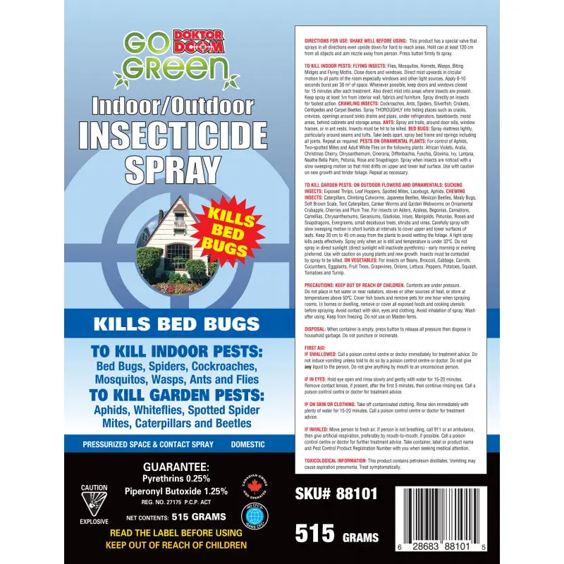 Doktor Doom Indoor/Outdoor Insecticide Spray 1