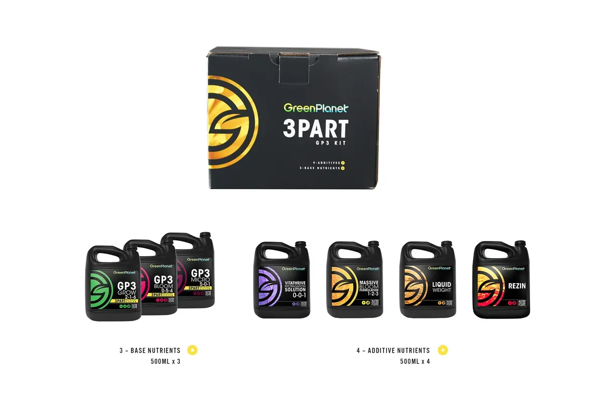 Green Planet 3 Part Grow Kit 1
