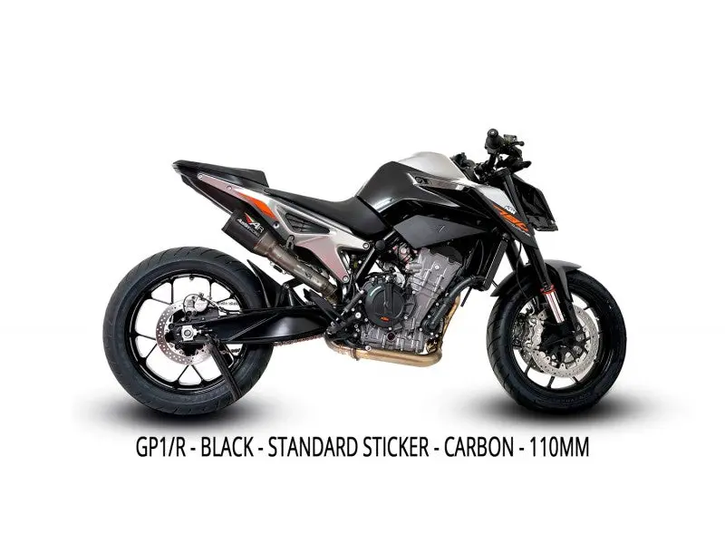 Austin Racing Gp1R Slip On For 2020+ Ktm Duke 790, 890 1