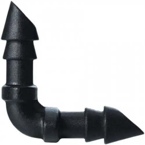 Barbed X Barbed 1/4" 90° Elbow 1
