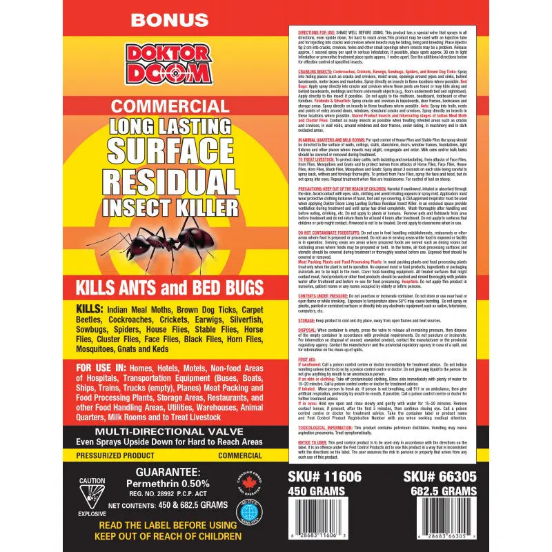 Doktor Doom Surface Residual Spray Insect Killer 1