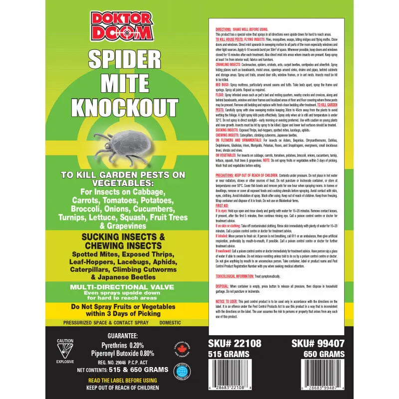 Doktor Doom Spider Mite Knockout 1