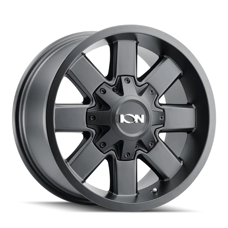 Ion Type 141 Satin Black Wheel – 17X9 Inches, 8X165.1 Bolt Pattern, +18Mm Offset, 125.2Mm Hub Bore 1