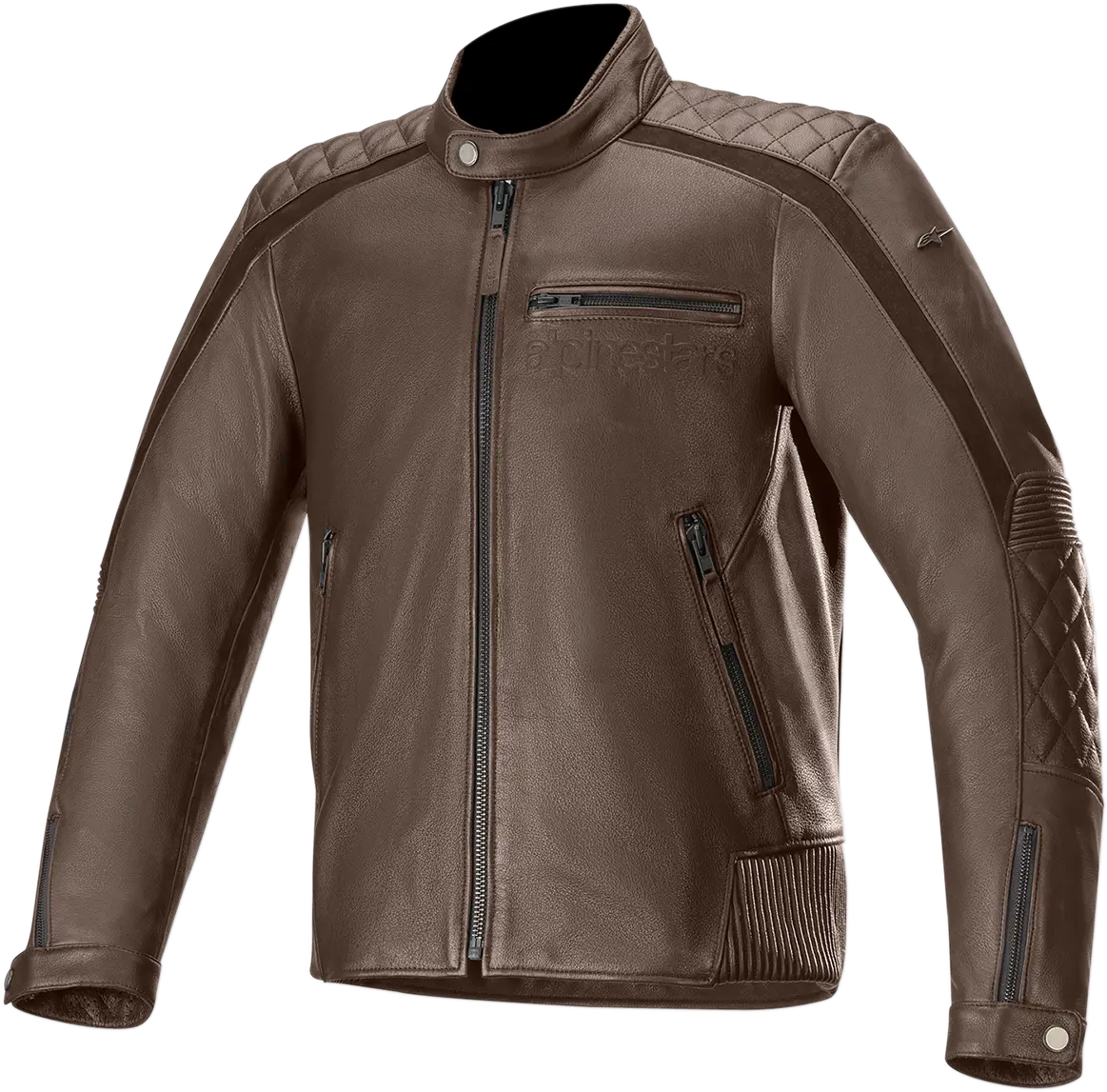 Alpinestars Hoxton V2 Motorcycle Jacket – Brown, Size Us 44 / Eu 54 1