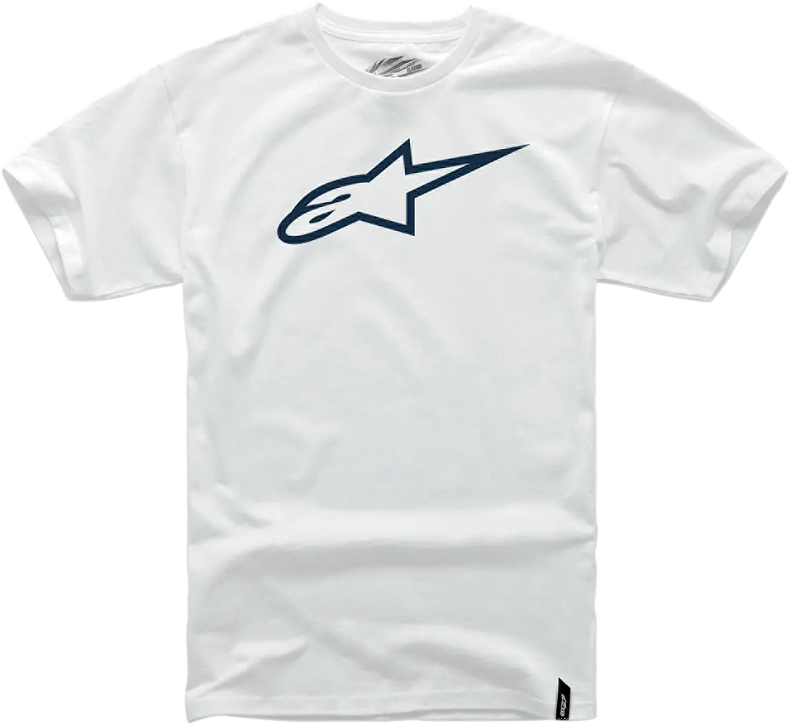Alpinestars Ageless Crew Neck T-Shirt – White/Black, Size Large (Model 1032720302010L) 1