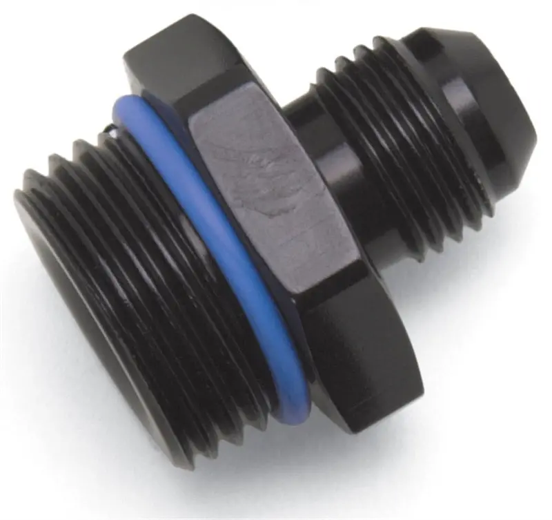 Russell Performance -10 An Male Flare To -8 Sae Male Port Adapter – Black Anodized Fitting 1