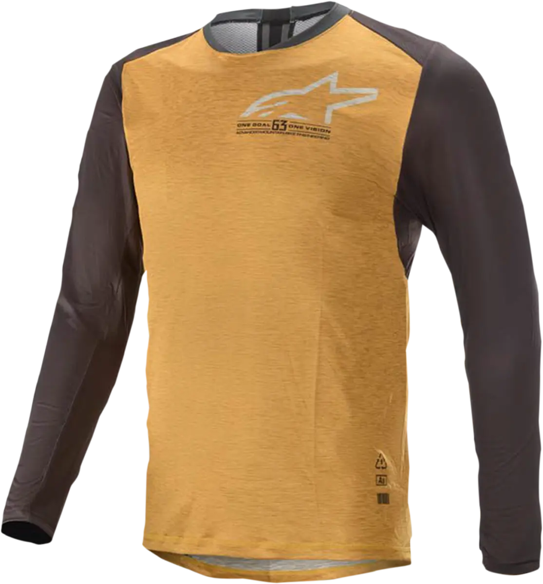 Alpinestars Alps 6.0 V2 Long-Sleeve Jersey – Orange/Black, Medium (Model 1763821-4010-M) 1
