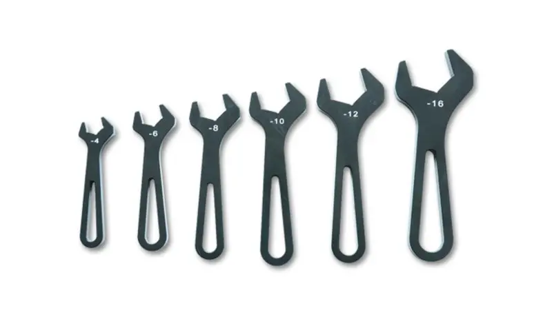 Vibrant Aluminum An Wrench Set — 6-Piece (An-4 Through An-16) 1