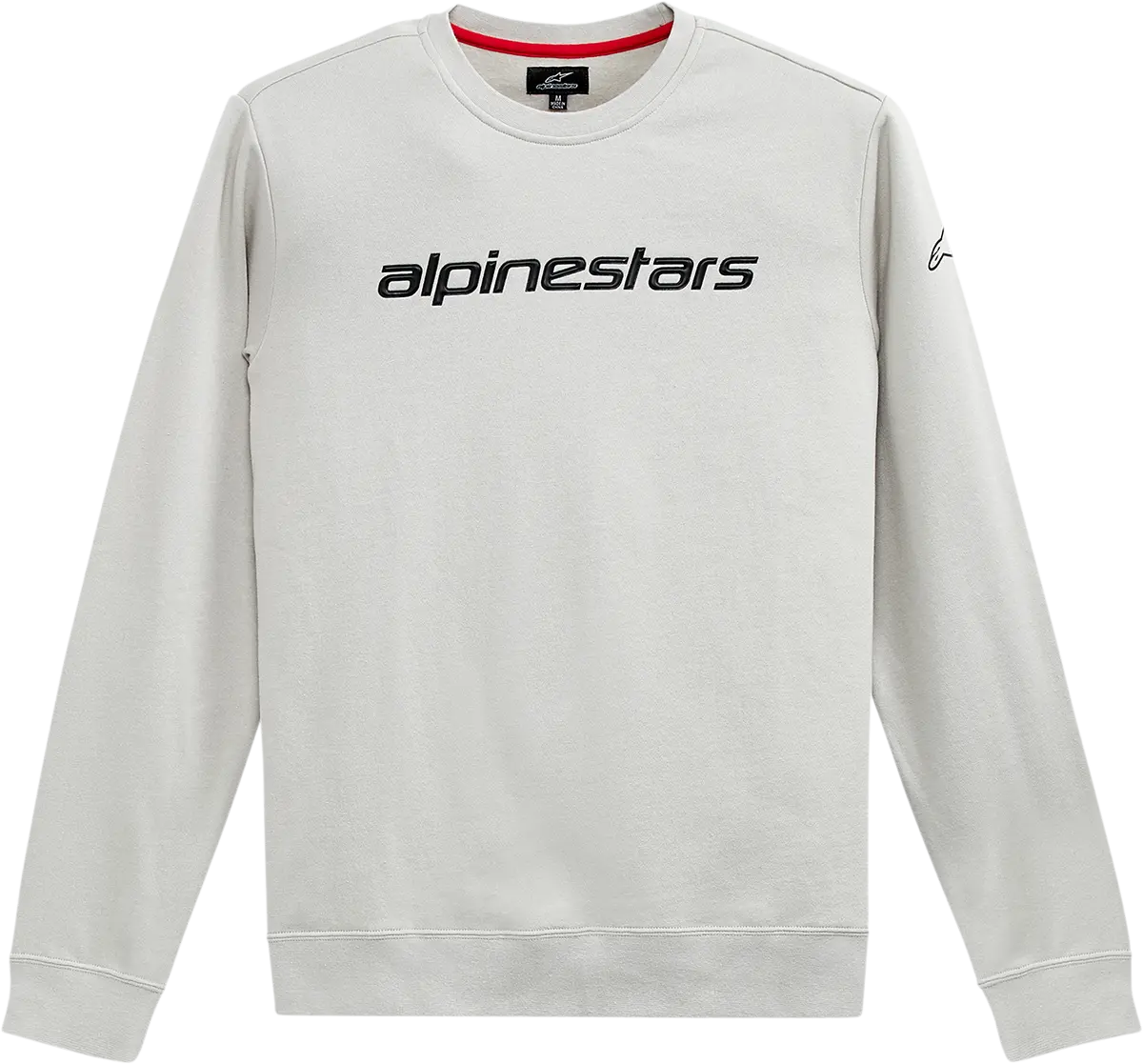 Alpinestars Linear Crew Fleece Jacket – Silver/Black Colorway, Size Xl 1
