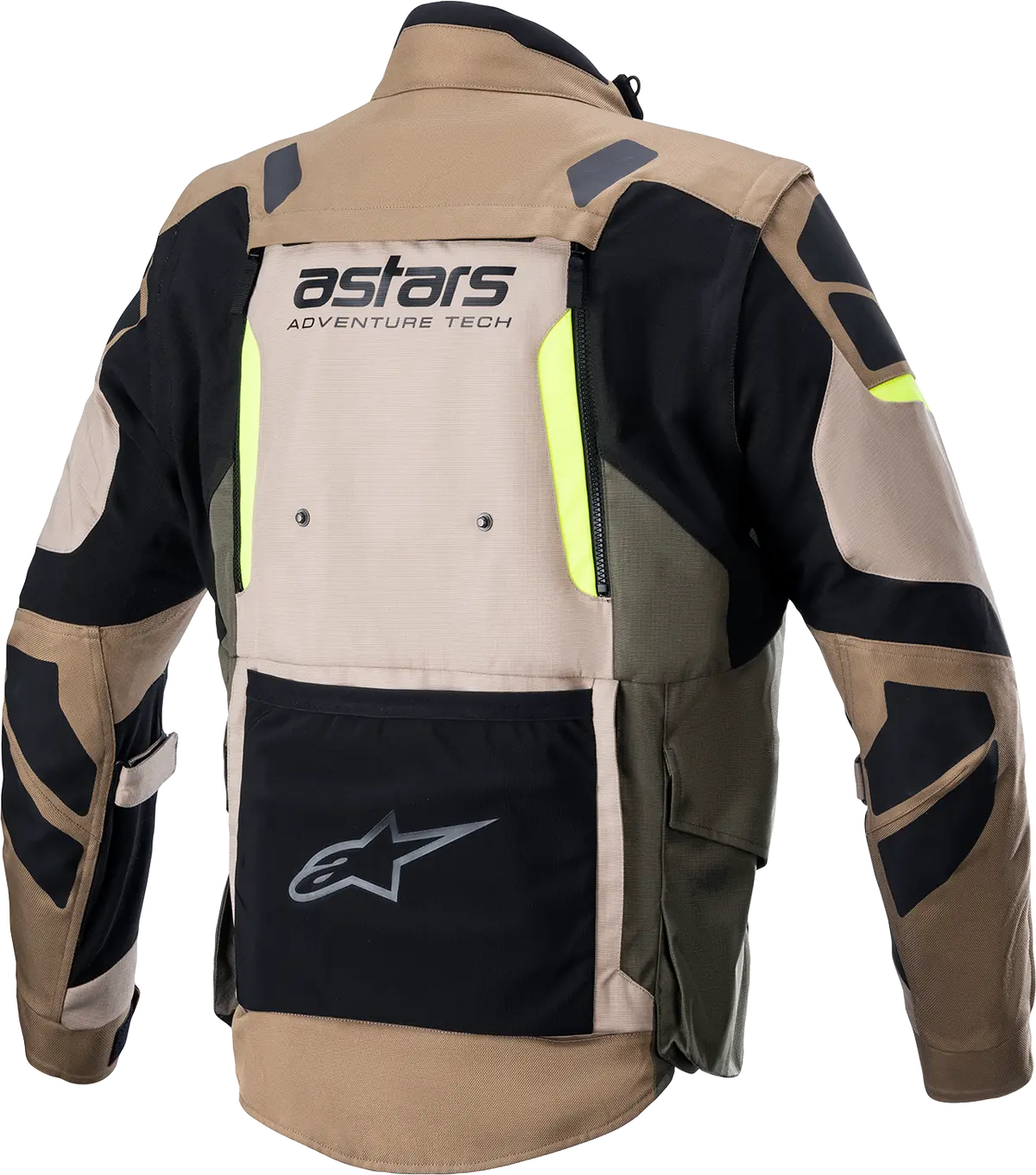 Alpinestars Halo Drystar Waterproof Riding Jacket – Black/Sand/Yellow, Size Small (3204822-865-S) 2
