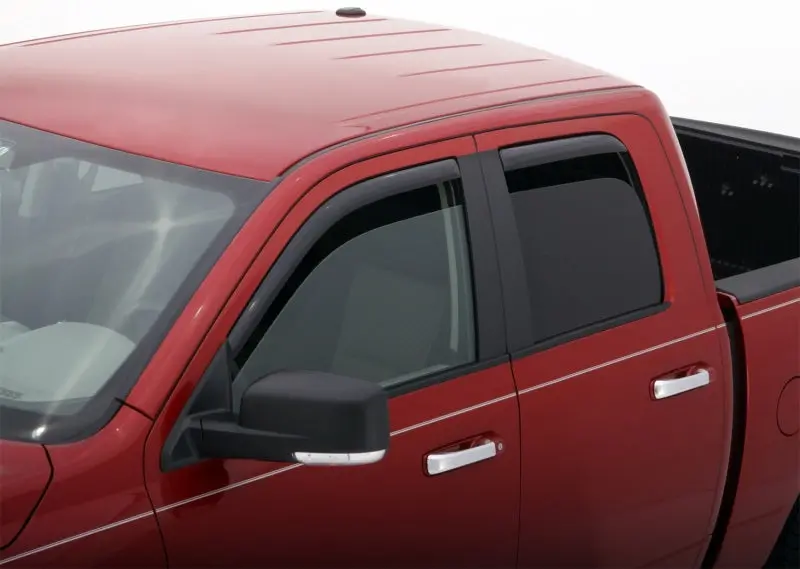 Lund 09-17 Dodge Ram 1500 Quad Cab Ventvisor Elite Window Deflectors - Smoke (4 Pc.) 1