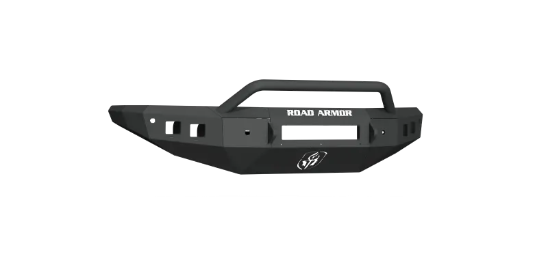 Road Armor Stealth Front Bumper With Pre-Runner Guard – Textured Black Finish For 2016–2019 Nissan Titan 1
