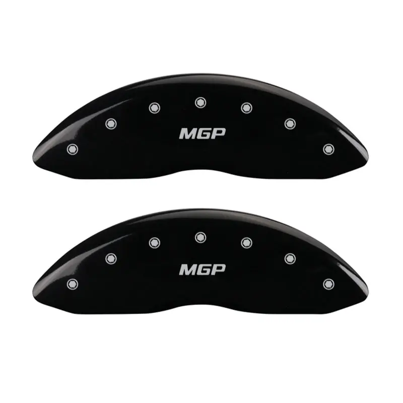Mgp Engraved Front And Rear Caliper Covers – Matte Black With Silver Detailing 1