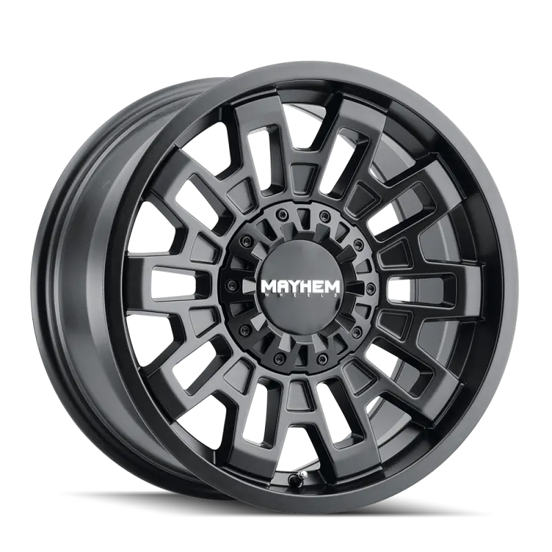 Mayhem Cortex Matte Black Forged Wheel – 20X9 Inch, 8X170 Bolt Pattern, 0Mm Offset, 125.2Mm Hub Bore 1