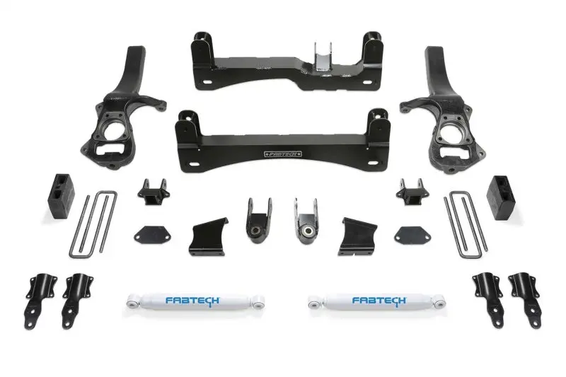 Fabtech 6-Inch Lift Kit For 2019 Gm C1500 2Wd – Includes Performance Shocks 1