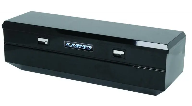 Lund Universal Steel Specialty Truck Box – Matte Black Finish 1