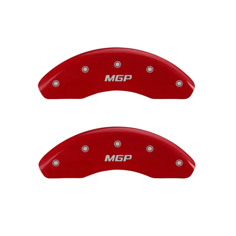 Mgp Engraved Caliper Covers For 2019 Honda Cr-V – Front & Rear, Red Finish With Silver Lettering 1