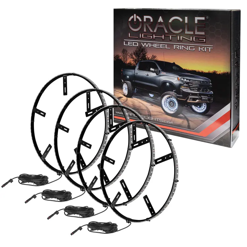Oracle Colorshift Led Wheel Ring Kit – 15-Inch Illuminated Rings (No Remote Required) 1