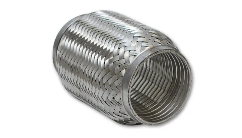 Vibrant Stainless Steel Turbo Flex Coupling – 3.5" Inlet/Outlet, Interlock Liner, 8" Length 1