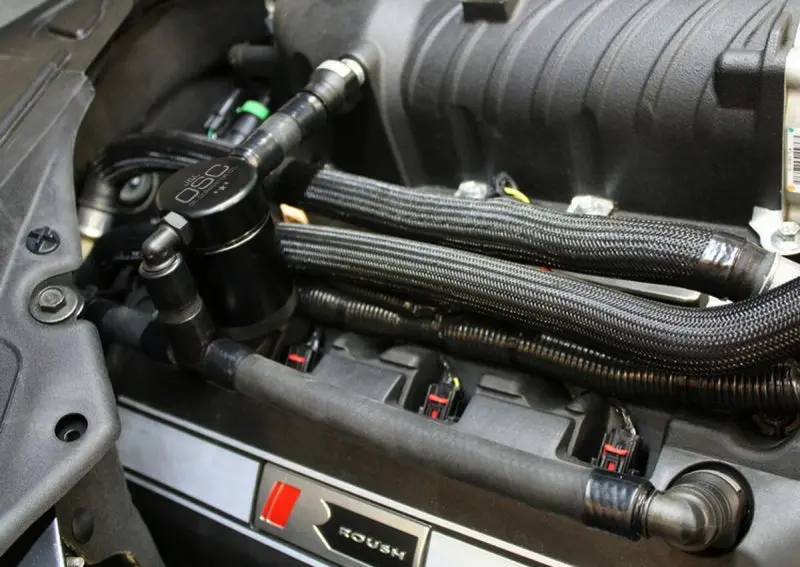 J&L Oil Separator — Passenger Side, Black Anodized, Compatible With 2011–2017 Ford Mustang Gt (Roush/Vmp Supercharged) 1