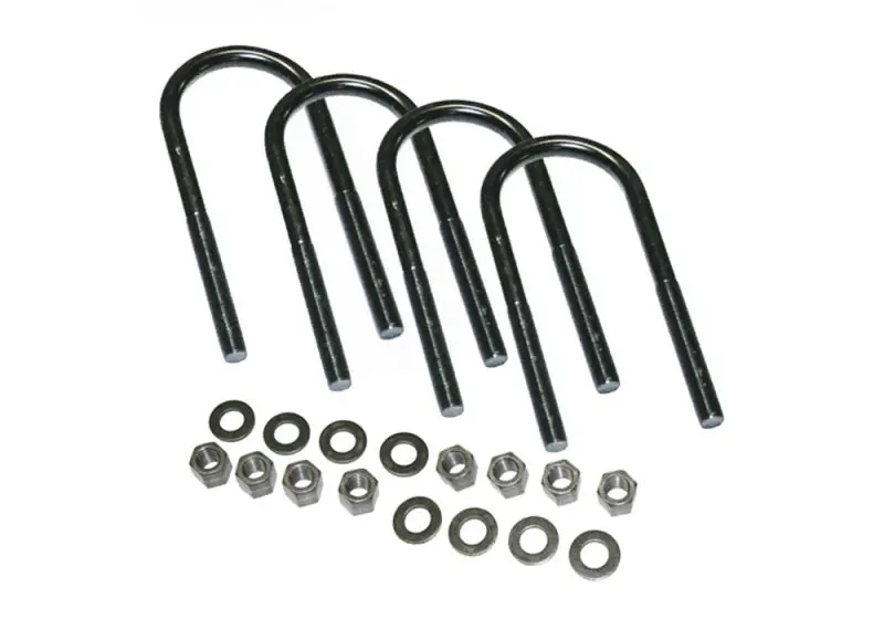Superlift U-Bolt Kit – 5/8" X 3-7/8" X 14" Round Style With Mounting Hardware (4-Pack) 1