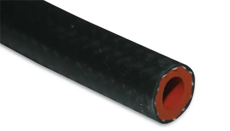 Vibrant Reinforced Silicone Heater Hose — 3/8-Inch Id × 2-Foot Length, Black 1