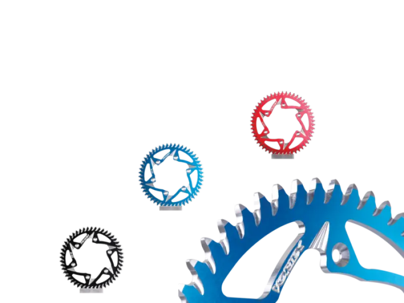 Vortex Racing Black 520-Sized Steel Rear Sprocket – 43 Teeth 1