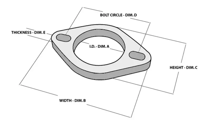 Vibrant 3-Inch Id T304 Stainless Steel 2-Bolt Exhaust Flanges – Bulk Pack Of 5 1