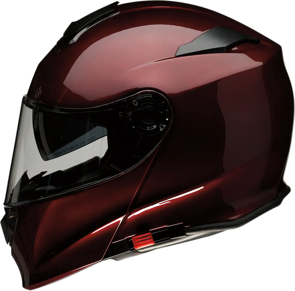 Z1R Solaris Motorcycle Helmet – Wine Red, Size Large (Model 0101-10057) 1